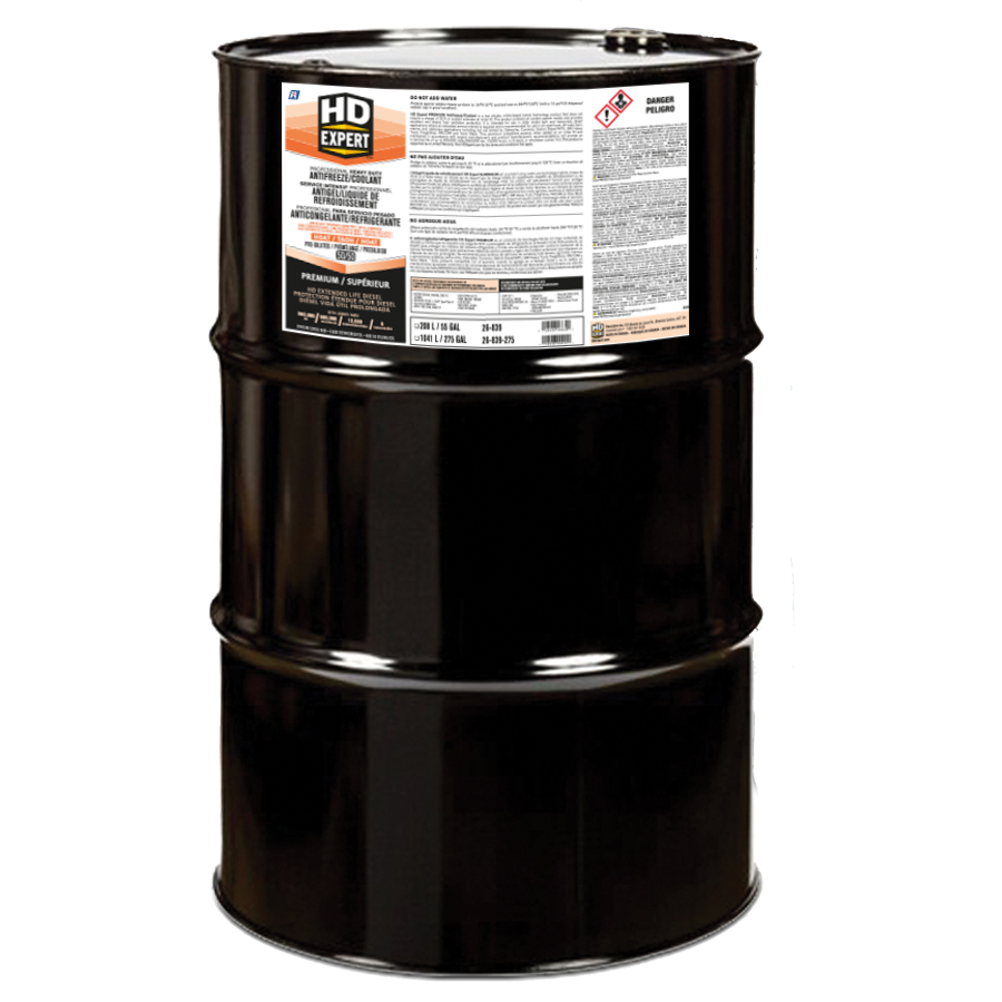 HD Expert™ - 50/50 Pre-Diluted Extended Life Heavy Duty Antifreeze/Coolant, Premium - 205 L